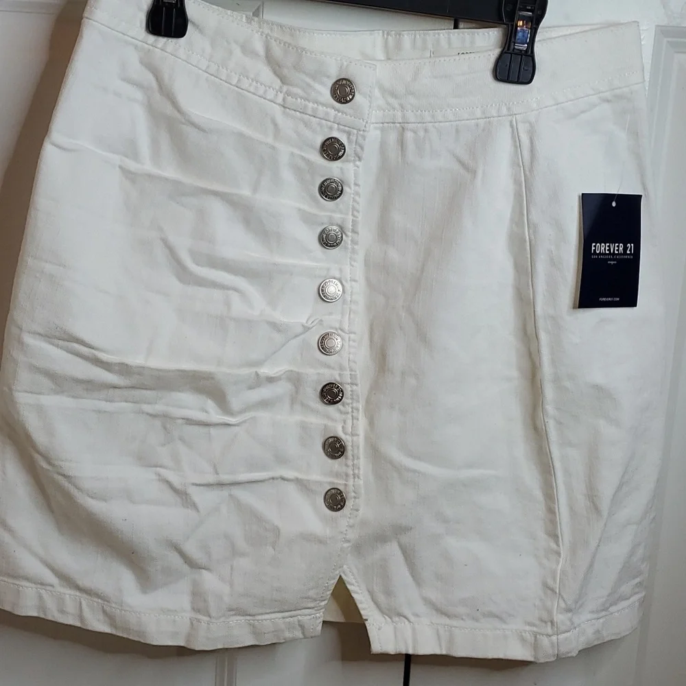 Stylish Forever 21 Button Down Skirt! Sz. L! - Picture 1 of 1